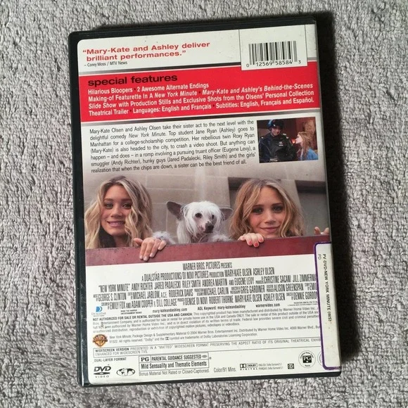 New York Minute - DVD Movie - Picture 4 of 4